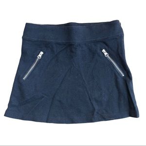 Gap Kids black miniskirt w/ side zippers